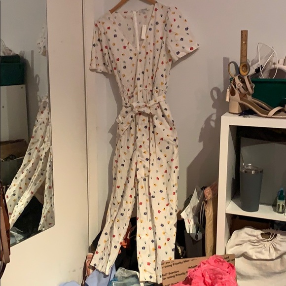 NWT Madewell floral jumpsuit - Picture 2 of 4